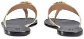 Thumbnail for your product : Gucci Leather Thong Sandals