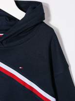 Thumbnail for your product : Tommy Hilfiger Junior stripe detail hoodie