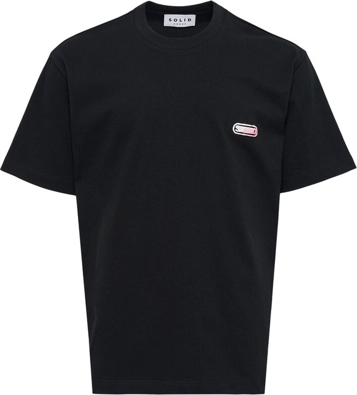 Solid Homme Gradient Soft Back Logo T-Shirt