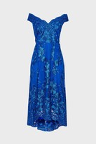 Thumbnail for your product : Coast Floral Lace Bardot High Low Dress