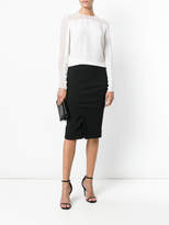 Thumbnail for your product : Tom Ford front slit skirt