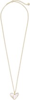 Thumbnail for your product : Kendra Scott Poppy Heart Gold Long Pendant Necklace in Ivory Mother-of-Pearl