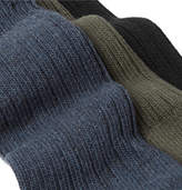 Thumbnail for your product : Schiesser Three-Pack Stretch Cotton-Blend Socks