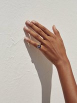 Thumbnail for your product : Katerina Makriyianni Evil Eye Lapis-lazuli & Gold-plated Ring - Navy
