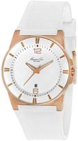 Thumbnail for your product : Kenneth Cole Rose Gold and White Silicone Strap Ladies Watch