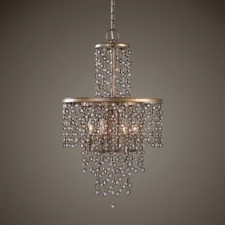 House of Hampton Barrera 6 - Light Unique / Statement Tiered Chandelier with Crystal Accents