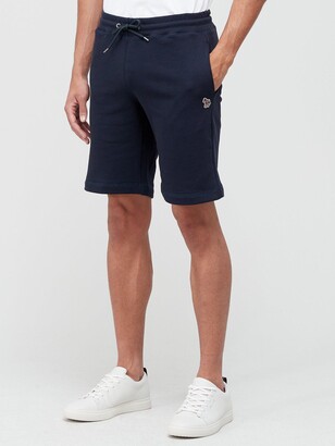 Paul Smith Zebra Logo Jersey Shorts - Navy