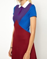 Thumbnail for your product : Ostwald Helgason Sweatshirt Dress with Collar