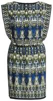 Thumbnail for your product : London Times Print Jersey Blouson Dress