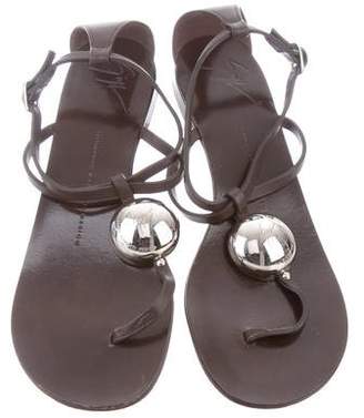 Giuseppe Zanotti Leather Ankle-Strap Sandals