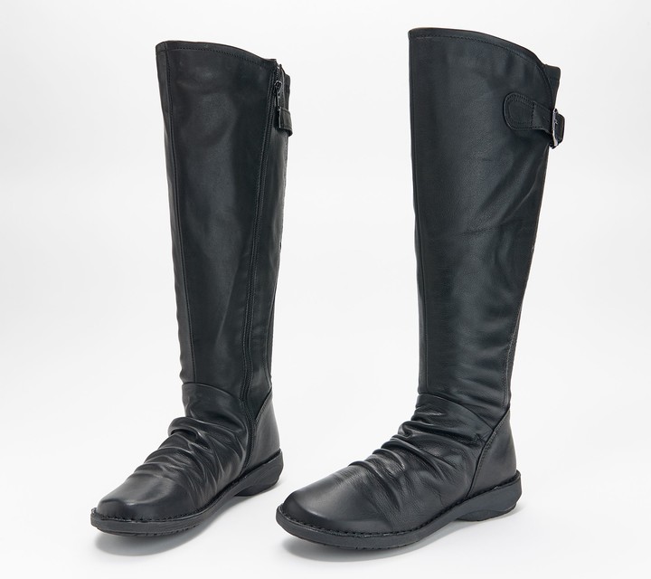 owenford wide calf stretch back boots