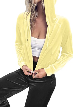 Women's Soft Yellow Hoodie | ShopStyle