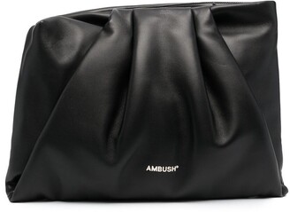 Ambush Large Ruched Clutch Bag