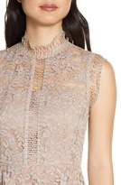 Thumbnail for your product : Eliza J High Neck Lace Fit & Flare Dress