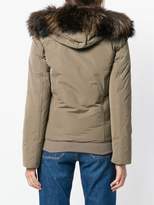 Thumbnail for your product : Woolrich fur trim coat