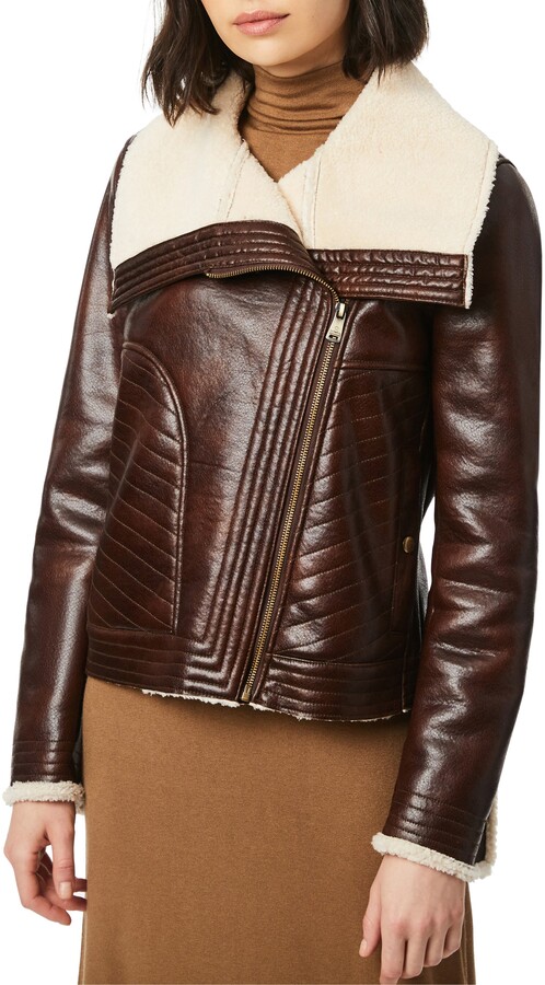 Stylish Ladies Leather Jacket Women Leather Coat KLW177 