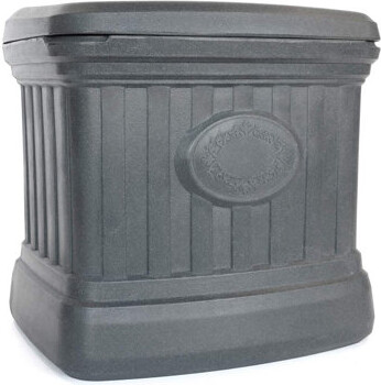 FCMP Outdoor Sand, Salt, Ice Melt Outdoor 37 Gallon Plastic Deck Box