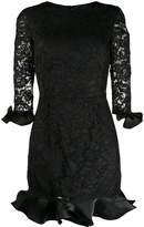 Thumbnail for your product : Elisabetta Franchi short laced ruffle dress