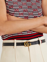 Thumbnail for your product : Gucci Reversible Leather Belt - Black - 70