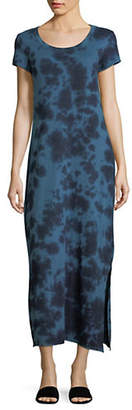 Style&Co. STYLE & CO. Tie Dye Short Sleeve Maxi Dress