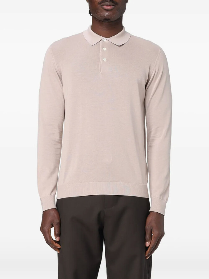 Drumohr Long-Sleeve Polo Shirt