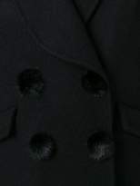 Thumbnail for your product : Ermanno Scervino pompom detailing mid coat