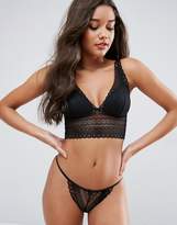 Thumbnail for your product : ASOS Viola Linear Lace Thong
