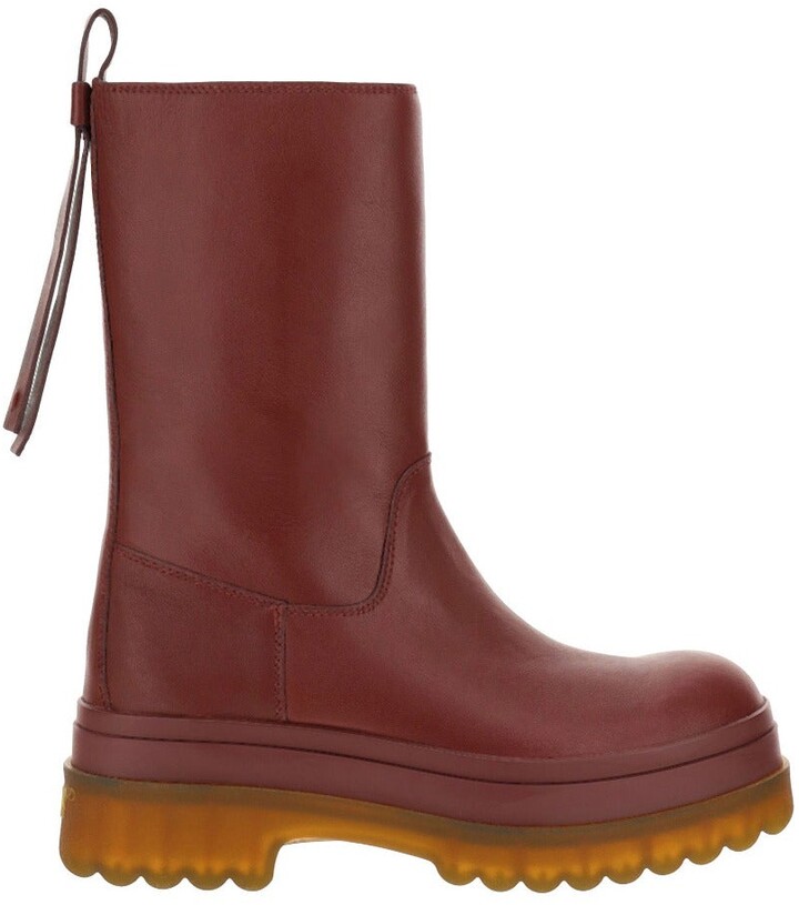 valentino red booties