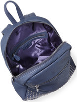 Thumbnail for your product : Neiman Marcus Classic Studded Faux-Leather Backpack, Navy