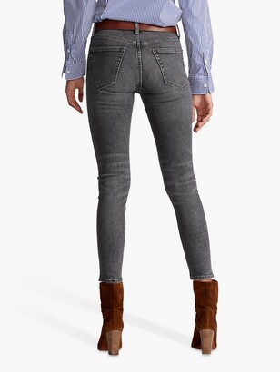 Ralph Lauren Polo High Rise Skinny Jeans, Grey