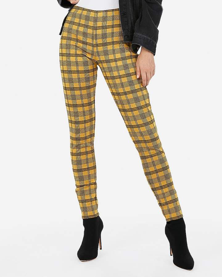 express plaid leggings