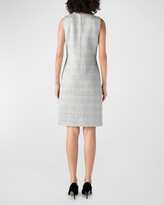 Thumbnail for your product : St. John Metallic Eyelash Tweed Knit Dress