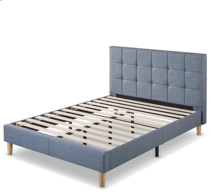 Zinus Priage By Blue Slate Upholstered, Priage Bed Frame