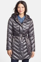 Thumbnail for your product : Ellen Tracy Hooded Packable Down Coat (Online Only)