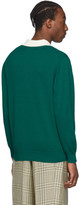 Thumbnail for your product : Casablanca Green Knit Polo