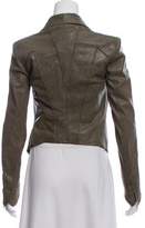 Thumbnail for your product : Helmut Lang Crop Leather Jacket