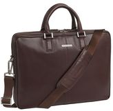 Thumbnail for your product : Johnston & Murphy Double-Zip Slimline Briefcase