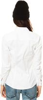 Thumbnail for your product : Dickies The Long Sleeve Button Down Shirt in White