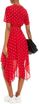 Thumbnail for your product : Maje Raola Embroidered Crepe Dress