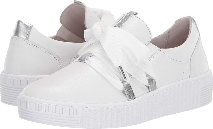 Gabor 43.333 Women's Shoes Weiss/Silber : UK 5 (US Women's 7.5) B - Medium