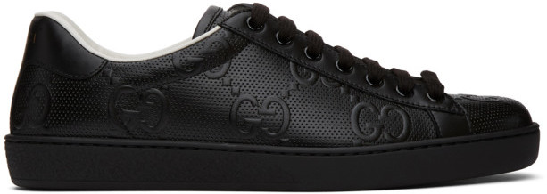 all black gucci sneakers