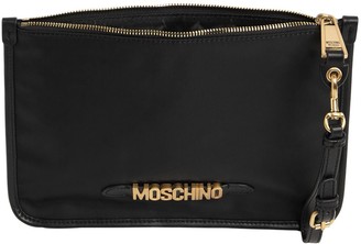 Moschino Metal Logo Zip Pouch