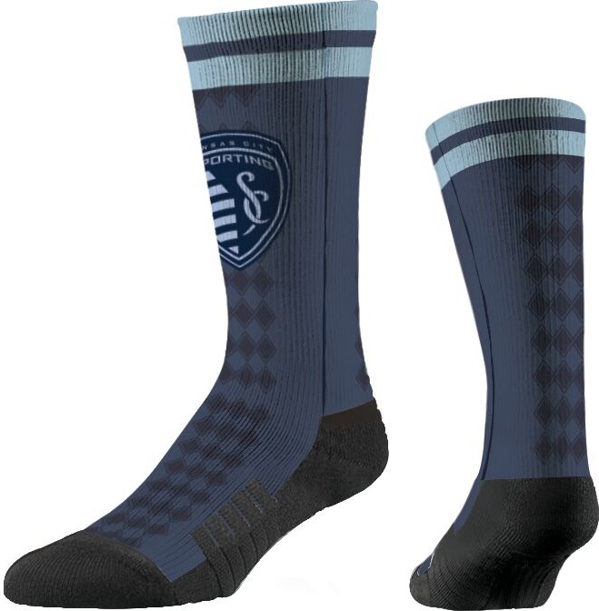 Strideline Sporting Kansas City Kit Wear Socks, Men's, Wash