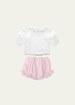 Thumbnail for your product : Louelle Girl's Harbor Island 2-Piece Set, Size Newborn-24M