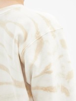 Thumbnail for your product : LES TIEN Tie-dye Brushed-back Cotton Sweatshirt - Beige