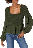 Thumbnail for your product : Parker Women's Dara Long Sleeve Smocked Blouse