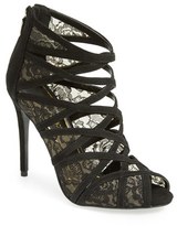 Thumbnail for your product : Enzo Angiolini 'Niccho' Lace Cage Bootie (Women)