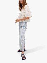 Thumbnail for your product : MANGO Ruffle Broderie Blouse, Natural White