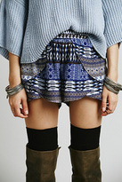 Thumbnail for your product : Free People Printed Petal Skort