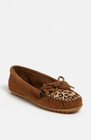 Thumbnail for your product : Minnetonka 'Leopard Kilty' Moccasin